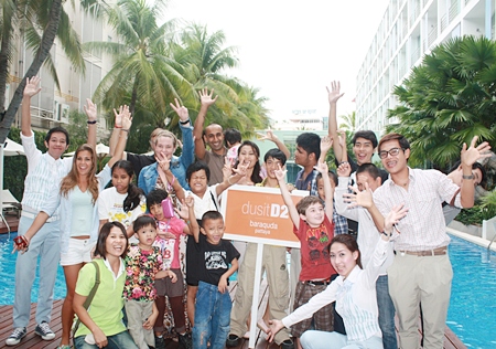 Staff and guests are having a great time at dusitD2.